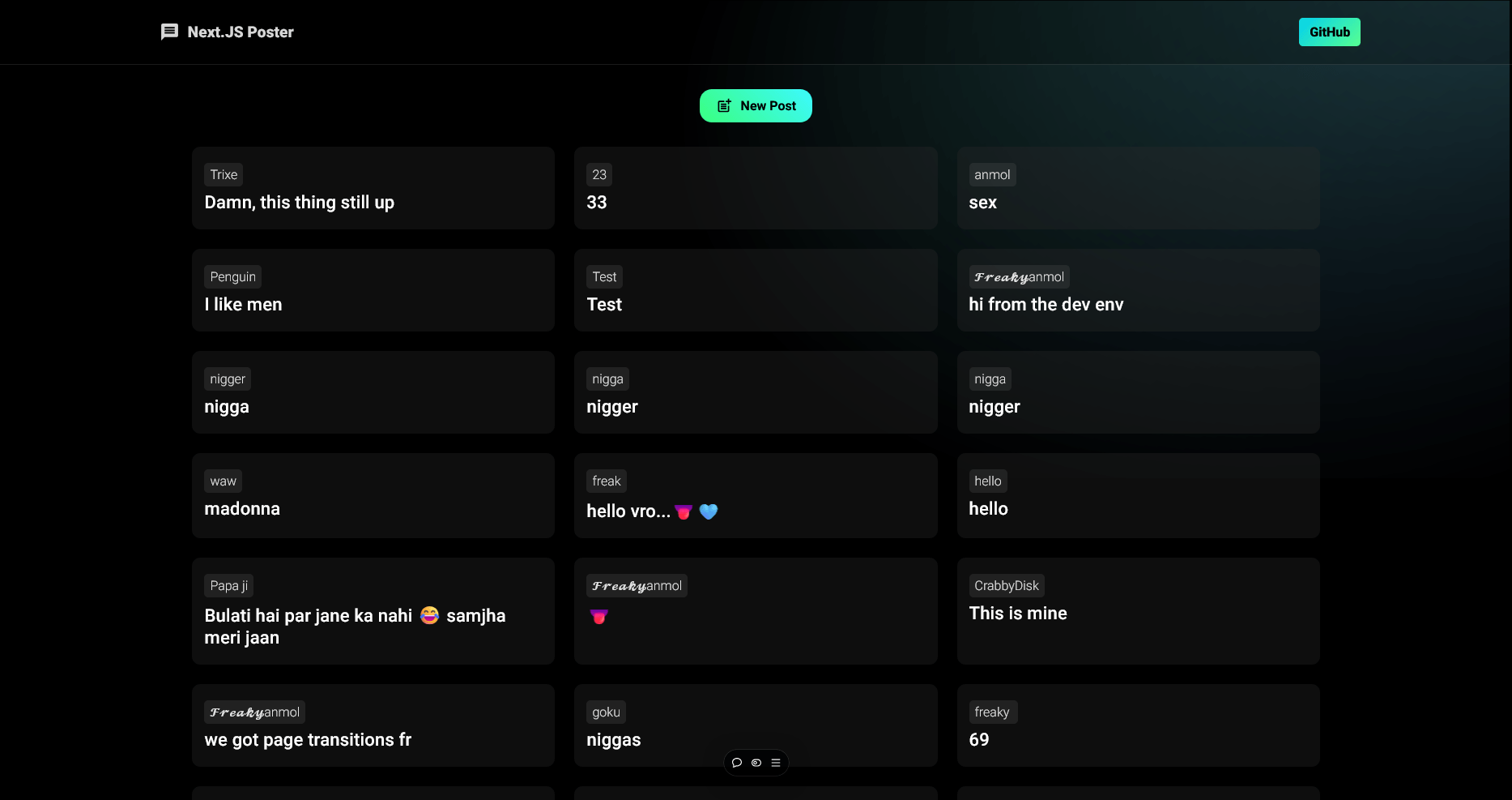 Dashboard PolyBot